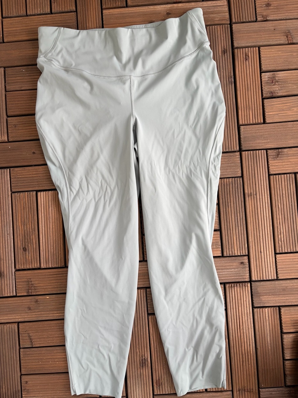 Lululemon Green/Gray High-Rise Leggings